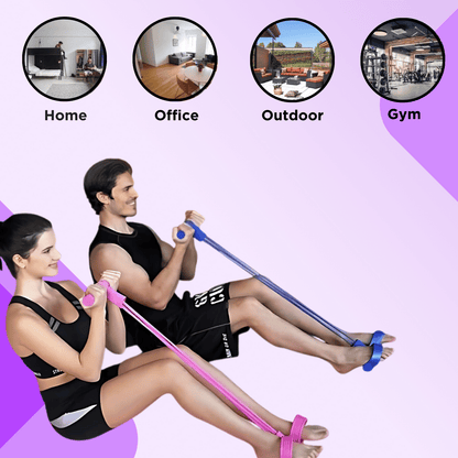 FitFlex™ - Resistance Training Pedal Band For Men and Women, Full Body Slimming, Yoga, Crossfit, Arm and Tummy Exercises