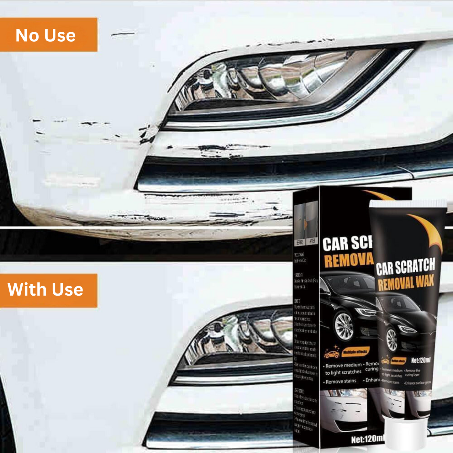 ScratchFix - Car Scratch Removal Wax (Buy 1 Get 1 Free with Buffer Cleaner Pad)