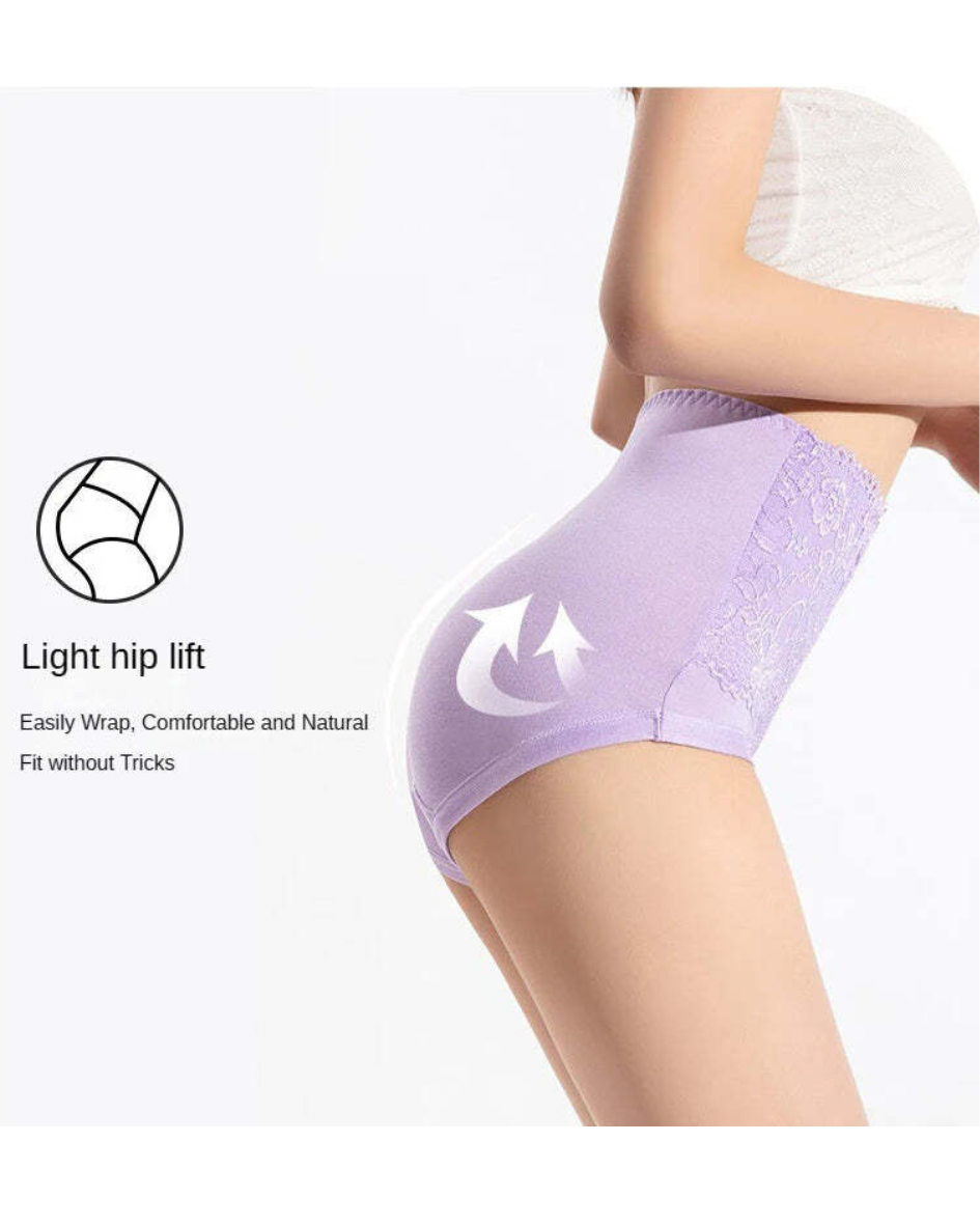 Women's High Waist Seamless Underwear (Pack of 4)