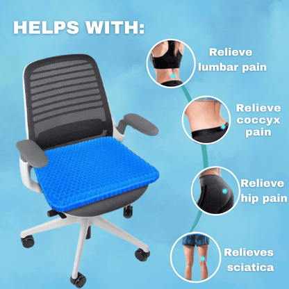 CloudComfort™ Gel Orthopedic Seat Cushion