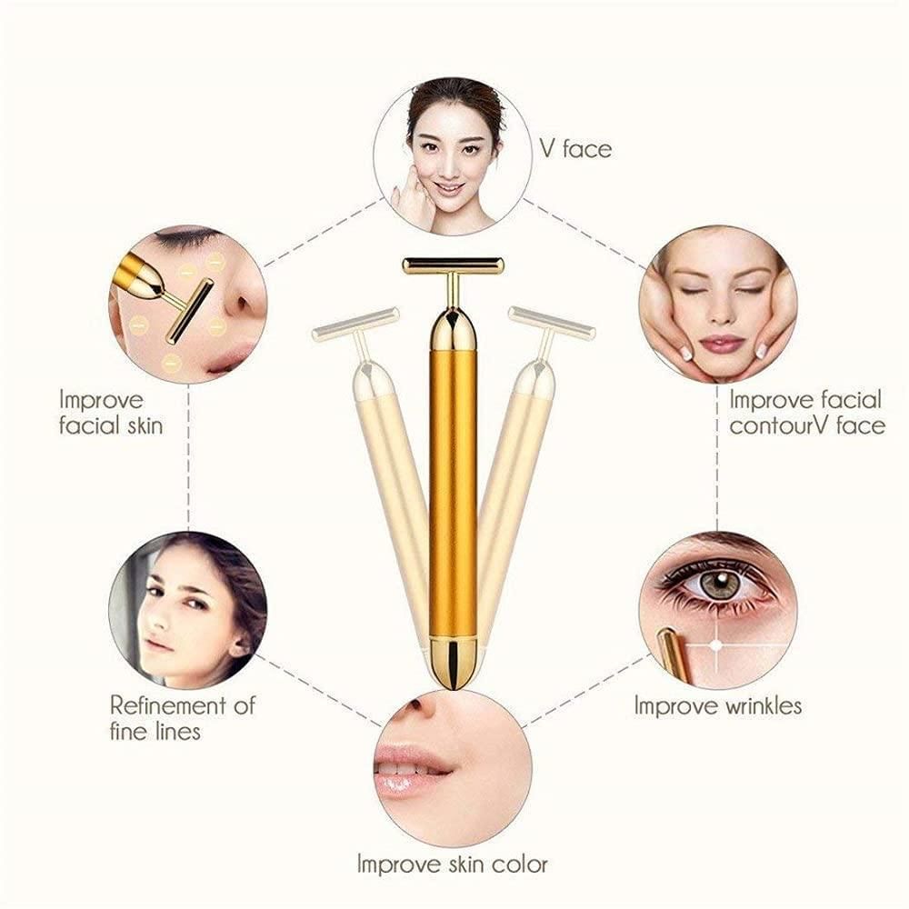 GoldenGlow Pro™ - 24K Gold Face Beauty Roller