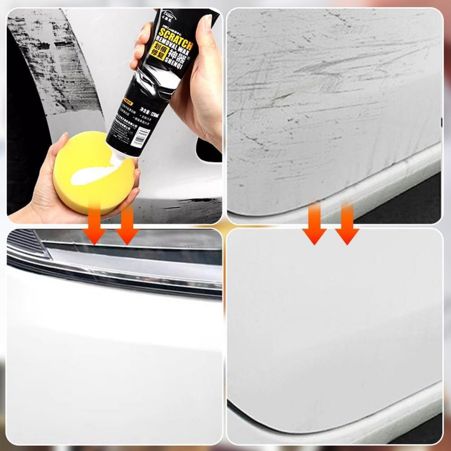 ScratchFix - Car Scratch Removal Wax (Buy 1 Get 1 Free with Buffer Cleaner Pad)