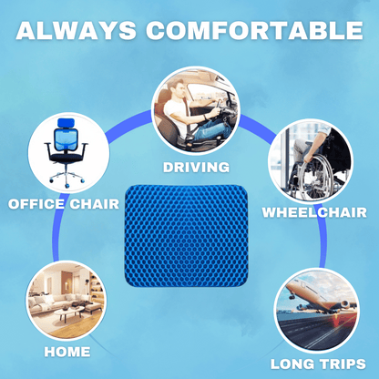 CloudComfort™ Gel Orthopedic Seat Cushion