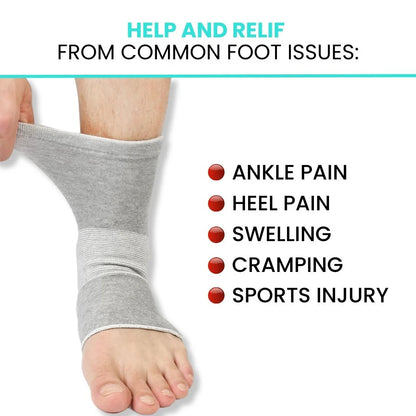 Bamboo Compression Swelling/Pain Healing Socks (Pack of 2)