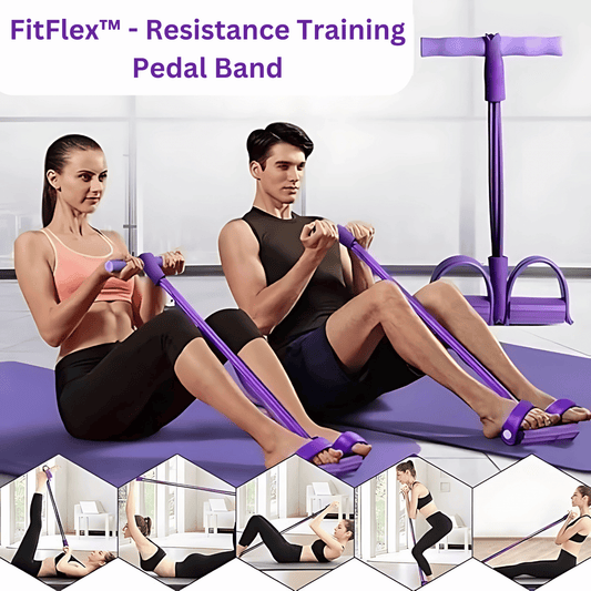 FitFlex™ - Resistance Training Pedal Band For Men and Women, Full Body Slimming, Yoga, Crossfit, Arm and Tummy Exercises