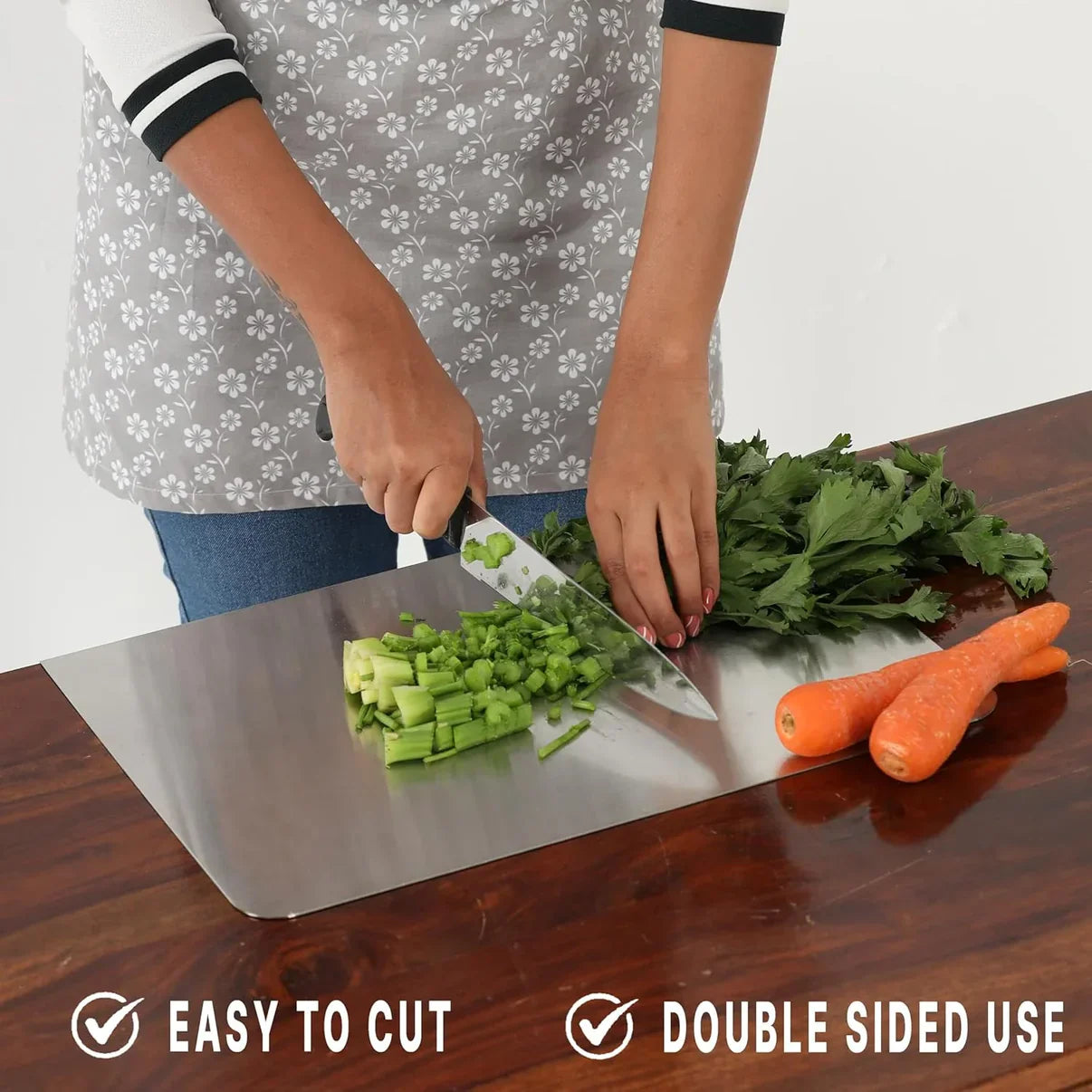 ChopMate Stainless Steel Chopping Board