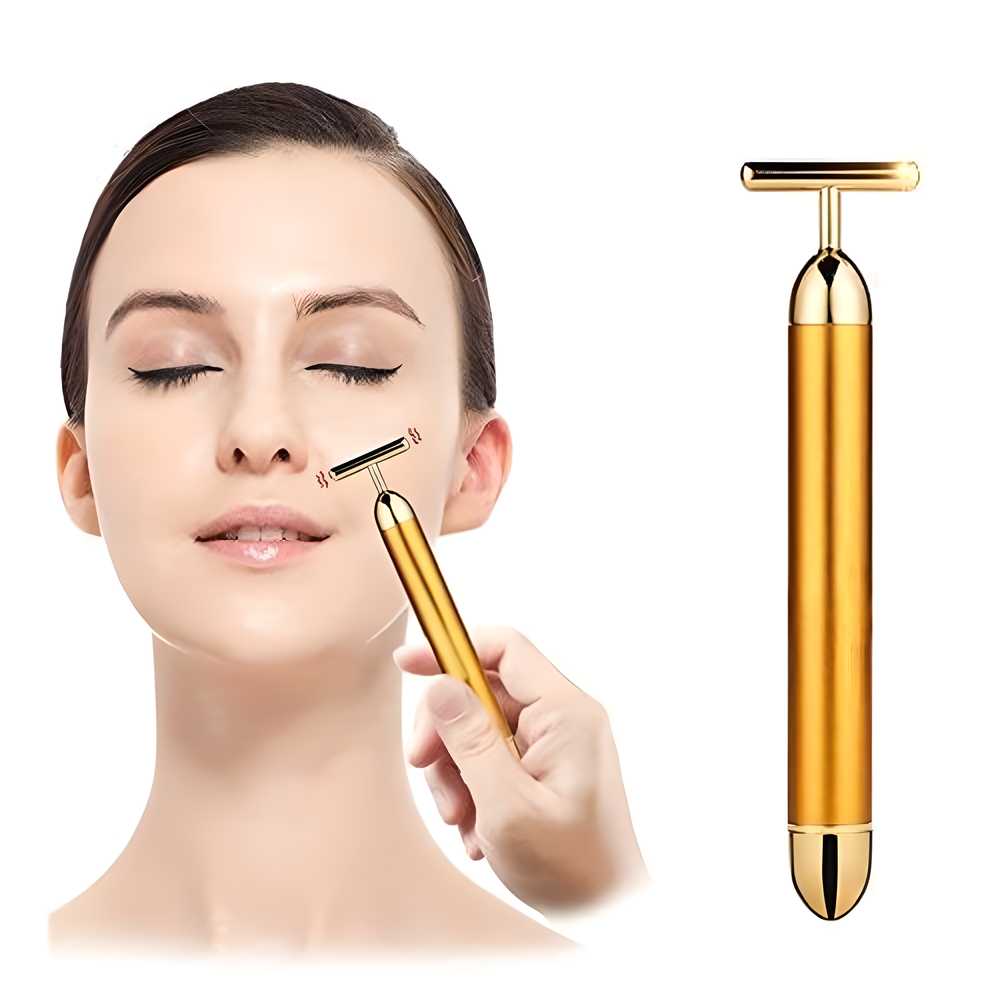 GoldenGlow Pro™ - 24K Gold Face Beauty Roller