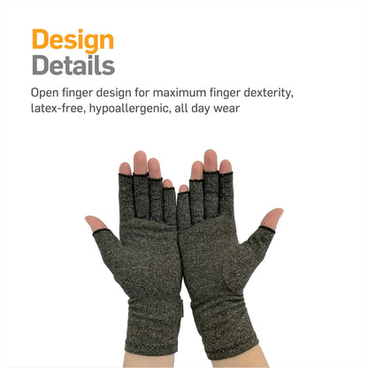 Premium Bamboo Compression Gloves™ (ONE SIZE FITS ALL | Pack Of 2)