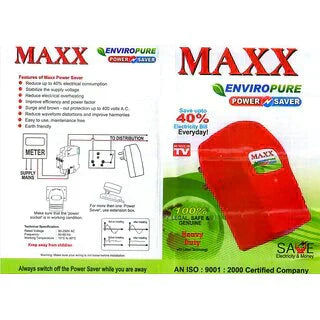 Max Turbo Enviropure Power Saver & Money Saver(15kw Save Upto 40% Electricity Bill Everyday)