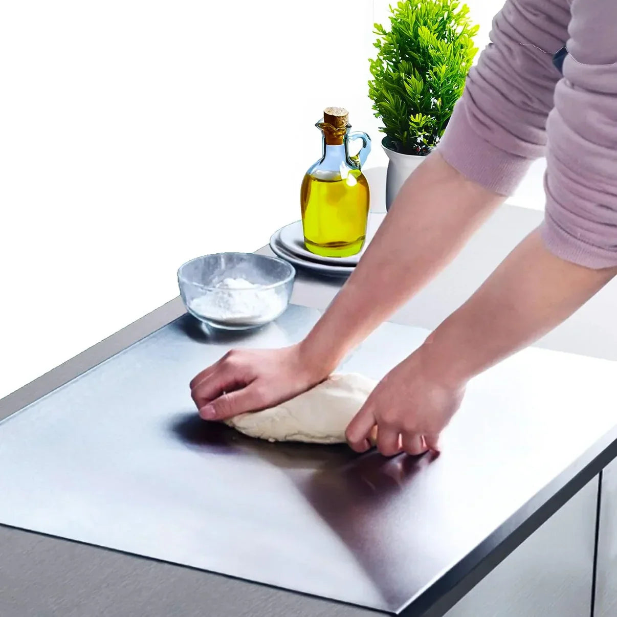 ChopMate Stainless Steel Chopping Board