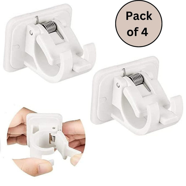 HookMan - Self Adhesive Instant Wall Mount Sticking Hook (Pack of 4)