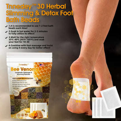 Bee Venom Lymphatic Drainage & Slimming Foot Patches 🌿👣 (Buy 1 Get 1 Free)